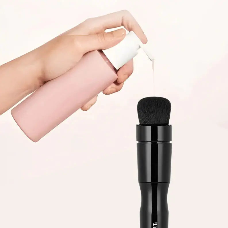 New 3in1 Vibration Makeup Brush 360 ° Automatic Rotation for Quick Face Makeup Powder Blush Electric Applicator Cosmetics Tools UNINEED