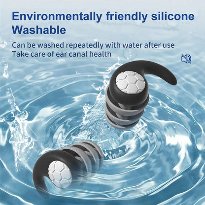 1 Pair Soft Silicone Earplugs - Noise Canceling - UNINEED
