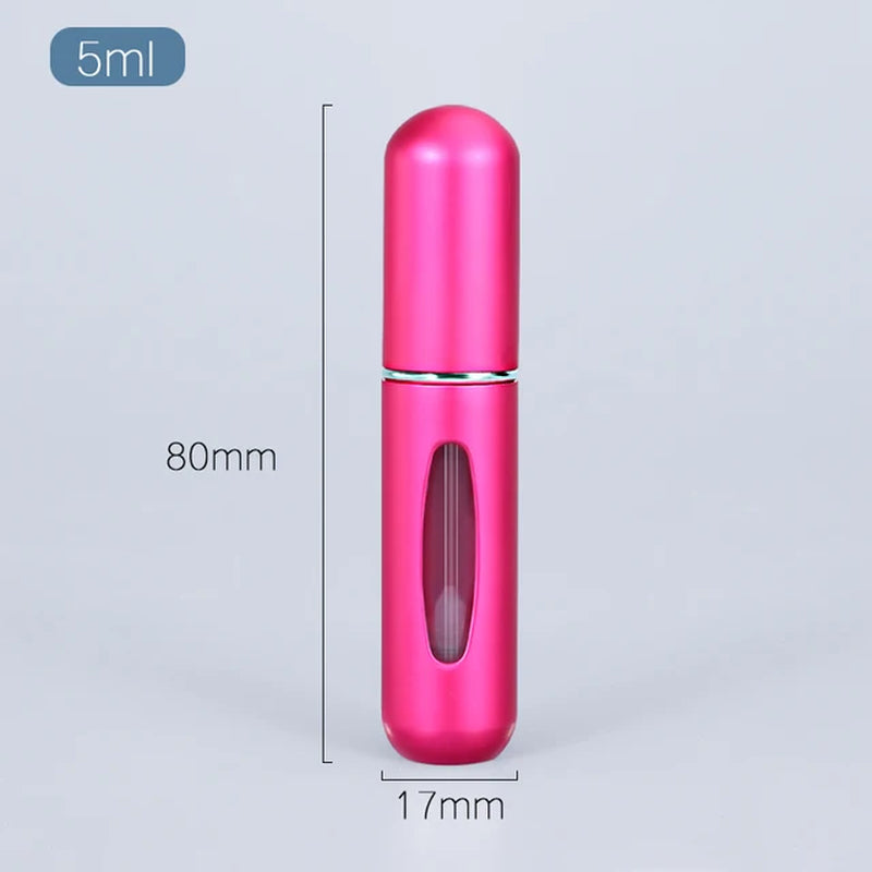 5Ml Portable Mini Refillable Perfume Atomizer Aluminum Perfume Bottle Portable Perfume Spray Bottle Travel Parfume Mini Bottle